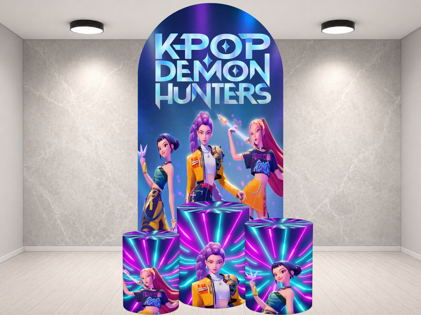 Kpop Arch Cover + Cylinders Covers